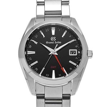 グランドセイコー ヘリテージコレクション クォーツ GMT SBGN013 ブラック メンズ 時計 【中古】【wristwatch】