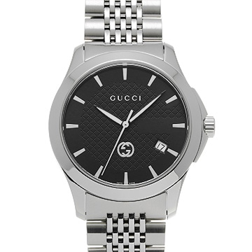 グッチ G-タイムレス YA1264106 ブラック メンズ 時計 【中古】【wristwatch】