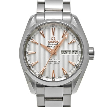 オメガ シーマスター アクアテラ アニュアルカレンダー 231.10.39.22.02.001 シルバー メンズ 時計 【中古】【wristwatch】