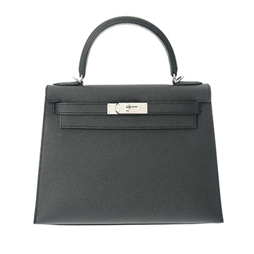 エルメス ケリー 28 外縫い 2WAY ブラック ヴォーエプソン レディース バッグ 【未使用】【bag】