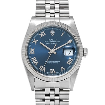 ロレックス デイトジャスト 16234 ブルー メンズ 時計 【中古】【wristwatch】