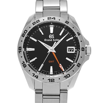 グランドセイコー スポーツコレクション クォーツ GMT SBGN003 ブラック メンズ 時計 【中古】【wristwatch】