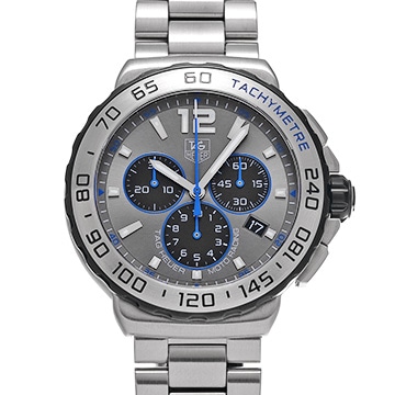 タグ ホイヤー フォーミュラ1 クロノグラフ CAU1119.BA0858 グレー メンズ 時計 【中古】【wristwatch】