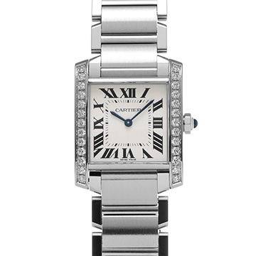 カルティエ タンク フランセーズ MM W4TA0009 シルバー ユニセックス 時計 【中古】【wristwatch】