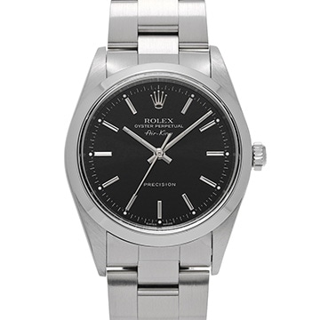 ロレックス エアキング 14000 ブラック メンズ 時計 【中古】【wristwatch】