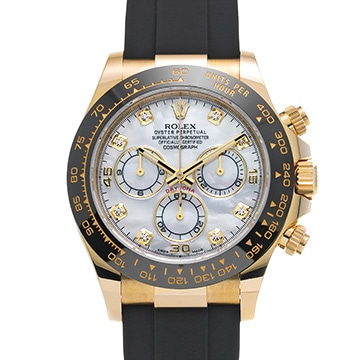 ロレックス コスモグラフ デイトナ 116518LNNG ホワイトシェル/ダイヤモンド メンズ 時計 【中古】【wristwatch】