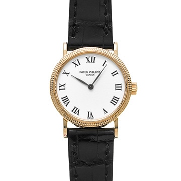 パテック フィリップ カラトラバ 4809J-001 ホワイト レディース 時計 【中古】【wristwatch】