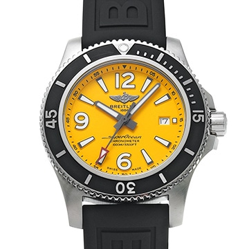 ブライトリング スーパーオーシャン オートマチック 44 A17367021I1S2 イエロー メンズ 時計 【中古】【wristwatch】