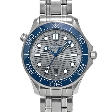 オメガ シーマスター ダイバー300 コーアクシャル マスタークロノメーター 210.30.42.20.06.001 グレー メンズ 時計 【中古】【wristwatch】