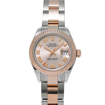 ロレックス レディ デイトジャスト 28 279171 ピンク レディース 時計 【中古】【wristwatch】