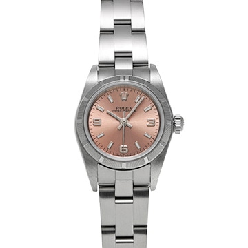 ロレックス オイスターパーペチュアル 76030 ピンク レディース 時計 【中古】【wristwatch】