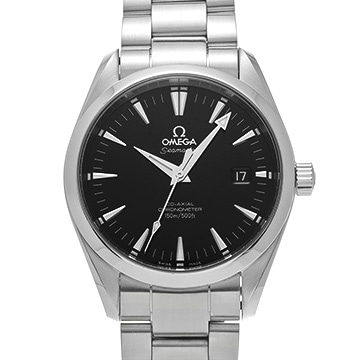 オメガ シーマスター アクアテラ コーアクシャル クロノメーター 2503.50 ブラック メンズ 時計 【中古】【wristwatch】