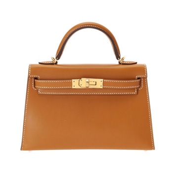 エルメス ミニケリー2 2WAY ナチュラルサブレ ヴォーバトラー レディース バッグ 【未使用】【bag】