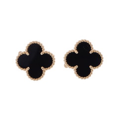 ヴァン クリーフ&アーペル ヴィンテージアルハンブラ ピアス ゴールド VCARA44200 K18イエローゴールド YG レディース ジュエリー 【中古】【jewelry】