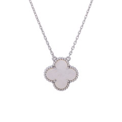 ヴァン クリーフ&アーペル ヴィンテージアルハンブラ ネックレス シルバー VCARF48700 K18ホワイトゴールド WG レディース ジュエリー 【中古】【jewelry】