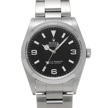 ロレックス エクスプローラー 14270 ブラック メンズ 時計 【中古】【wristwatch】