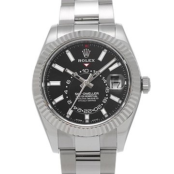 ロレックス スカイドゥエラー 326934 ブラック メンズ 時計 【中古】【wristwatch】