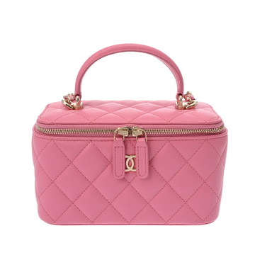 シャネル ヴァニティケース ピンク AP2199 ラムスキン レディース バッグ 【中古】【bag】