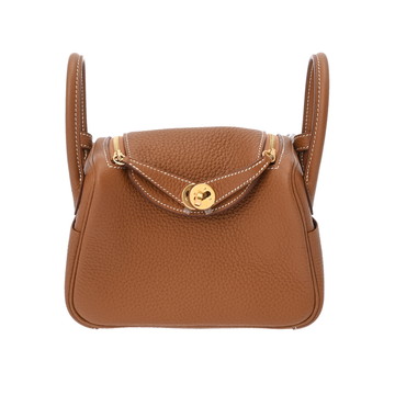 エルメス リンディ ミニ ゴールド トリヨンクレマンス レディース バッグ 【新品】【bag】