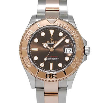 ロレックス ヨットマスター 37 268621 チョコレート ユニセックス 時計 【中古】【wristwatch】