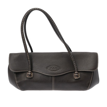トッズ ブラウン レザー レディース バッグ 【中古】【bag】