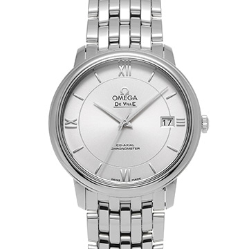 オメガ デ・ヴィル プレステージ コーアクシャル 424.10.37.20.02.001 シルバー メンズ 時計 【新品】【wristwatch】