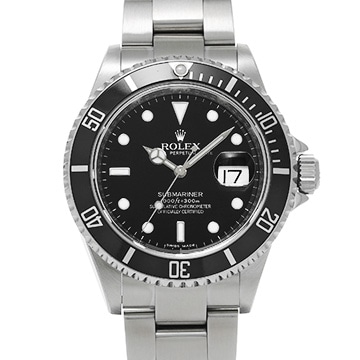 ロレックス サブマリーナ デイト 16610 ブラック メンズ 時計 【中古】【wristwatch】