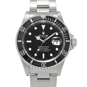ロレックス サブマリーナ デイト 16610 ブラック メンズ 時計 【中古】【wristwatch】