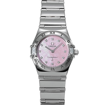 オメガ コンステレーション 1566.66 ピンクシェル/ダイヤモンド レディース 時計 【中古】【wristwatch】