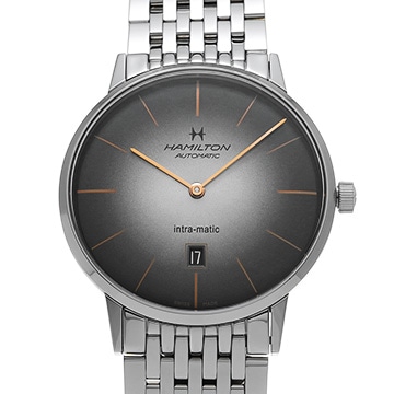 ハミルトン アメリカンクラシック イントラマティック H38755181 グレー メンズ 時計 【中古】【wristwatch】