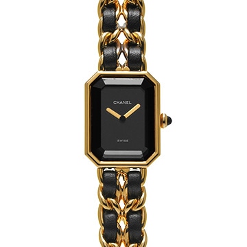 シャネル プルミエール S H0001 ブラック レディース 時計 【中古】【wristwatch】