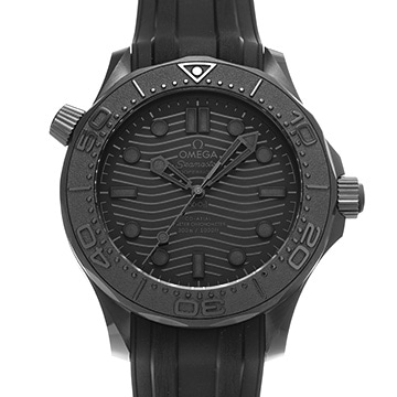 オメガ シーマスター ダイバー300 コーアクシャル マスタークロノメーター ブラックブラック 210.92.44.20.01.003 ブラック メンズ 時計 【中古】【wristwatch】