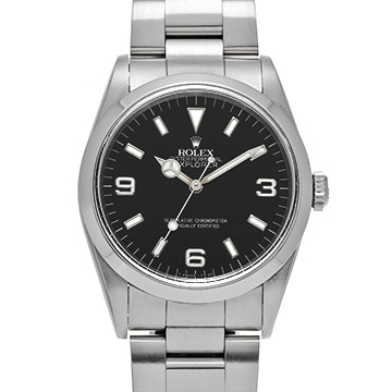 ロレックス エクスプローラー 14270 ブラック メンズ 時計 【中古】【wristwatch】