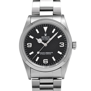ロレックス エクスプローラー 14270 ブラック メンズ 時計 【中古】【wristwatch】