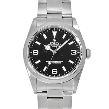 ロレックス エクスプローラー 14270 ブラック メンズ 時計 【中古】【wristwatch】
