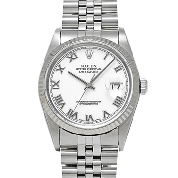 ロレックス デイトジャスト 16234 ホワイト メンズ 時計 【中古】【wristwatch】