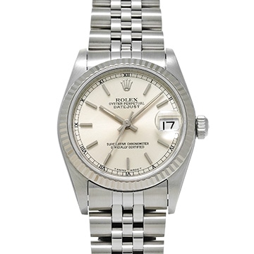 ロレックス デイトジャスト 68274 シルバー ユニセックス 時計 【中古】【wristwatch】