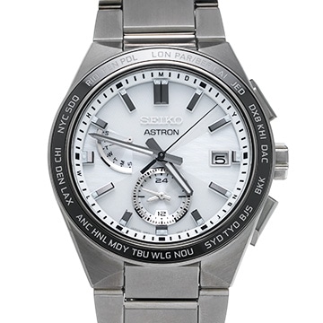セイコー アストロン ネクスター SBXY049 ホワイト メンズ 時計 【中古】【wristwatch】