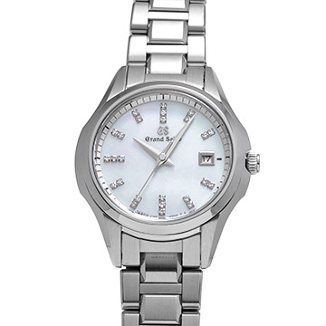 グランドセイコー ヘリテージコレクション クォーツ STGF283 ホワイトシェル/ダイヤモンド レディース 時計 【中古】【wristwatch】