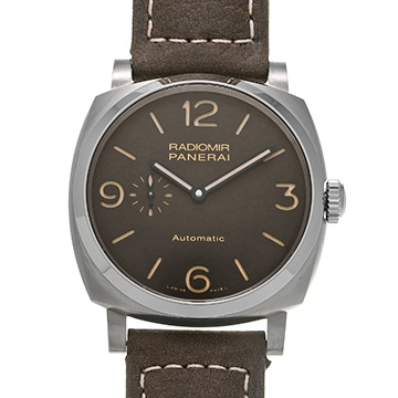 パネライ ラジオミール 1940 3デイズ チタニオ PAM00619 ブラウン メンズ 時計 【中古】【wristwatch】