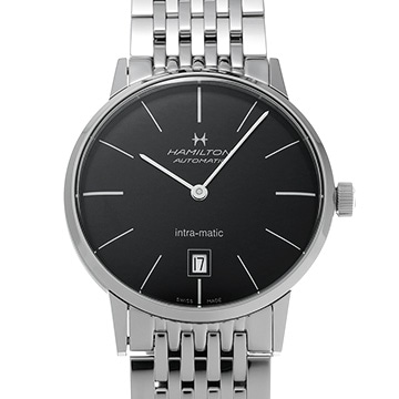 ハミルトン アメリカン クラシック H38455131 ブラック メンズ 時計 【中古】【wristwatch】