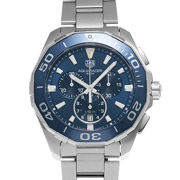 タグ ホイヤー アクアレーサー クォーツ クロノグラフ CAY111B.BA0927 ブルー メンズ 時計 【中古】【wristwatch】