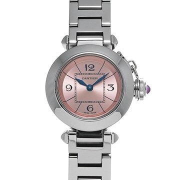 カルティエ ミスパシャ W3140008 ピンク レディース 時計 【中古】【wristwatch】