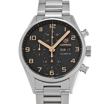 タグ ホイヤー カレラ キャリバー16 クロノグラフ デイデイト CV2A1AB.BA0738 ブラック メンズ 時計 【中古】【wristwatch】