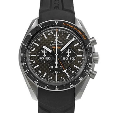 オメガ スピードマスター HB-SIA コーアクシャル GMT 321.92.44.52.01.001 ブラックカーボン メンズ 時計 【中古】【wristwatch】