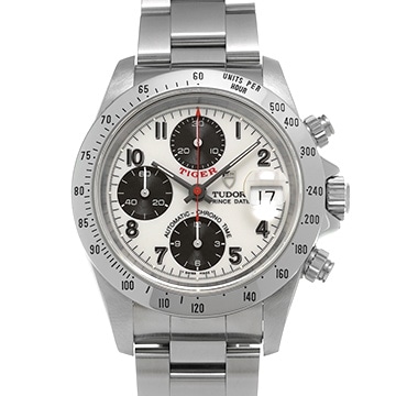 チューダー / チュードル クロノタイム タイガー 79280 アイボリー/ブラック メンズ 時計 【中古】【wristwatch】