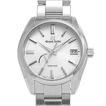 グランドセイコー ヘリテージコレクション スプリングドライブ SBGA465 シルバー メンズ 時計 【中古】【wristwatch】