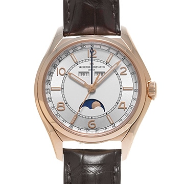 ヴァシュロン コンスタンタン フィフティーシックス コンプリートカレンダー 4000E/000R-B438 シルバー メンズ 時計 【中古】【wristwatch】