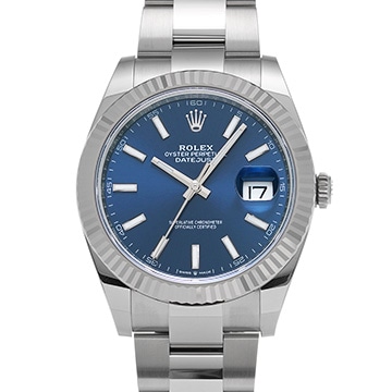 ロレックス デイトジャスト 41 126334 ブライトブルー メンズ 時計 【新品】【wristwatch】