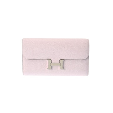 エルメス コンスタンスロング トゥーゴー モーヴペール ヴォーエプソン ユニセックス 財布 【未使用】【purse】